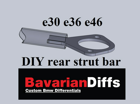 Bavarian Diffs - Rear Strut Brace DIY Kit